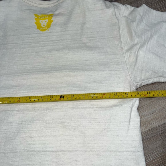 Human Made Yellow Heart Tee Large - Picture 2 of 8